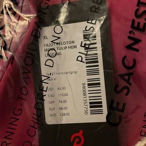 Peloton leggings